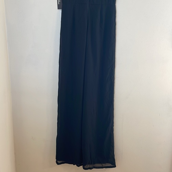 NWT. Lulus Small I Turn To You Black Sequin Jumpsuit. - Picture 15 of 16